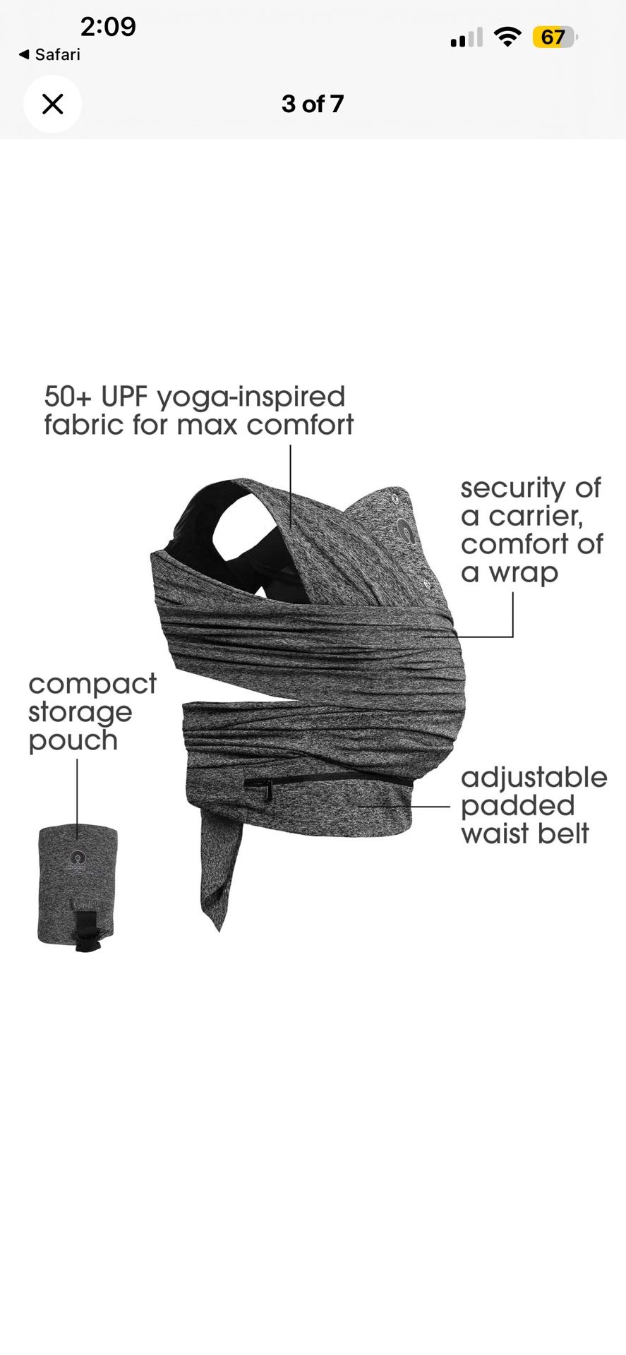 Boppy ComfyFit Baby Carrier