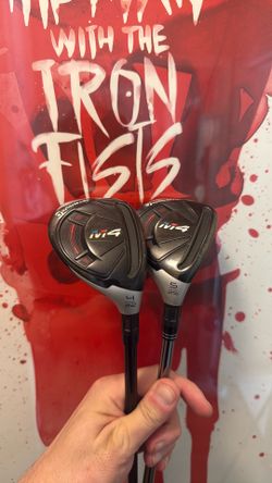 TaylorMade M4 Hybrids - 4 & 5