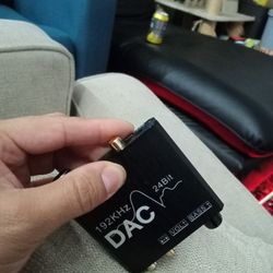 Headphone Audio Dac (Bass/Volume Control) Digital To Analog 