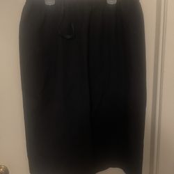 Woman’s Plain  Black Skirt 