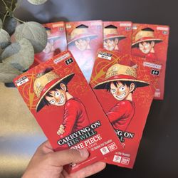 One Piece Card Game Carrying On His Will Sleeved Booster Pack