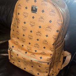 MCM Cognac Backpack