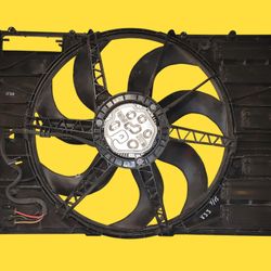 2015-2023 VW Golf GTI Jetta Taos Radiator Cooling Fan Assembly OEM 5QM121203H