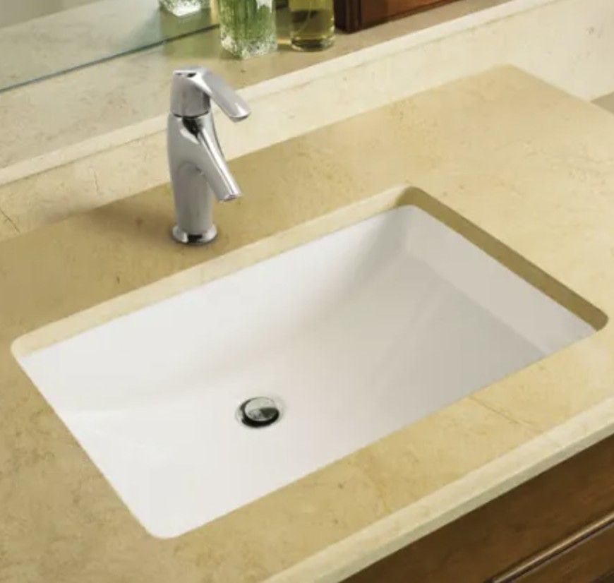 Kohler Ladena 2214-0 20 7/8" White Undermount Sink Surface Hairline Crack