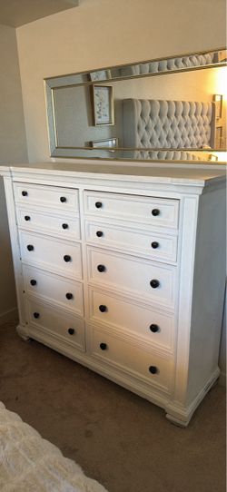 White dresser