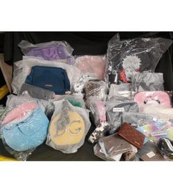Lot Of +65 SHEIN & Others Bags Purses Crossbody Backpack Wallet Belt Hats & More