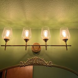 Free Light Fixture , Pulls, Towel Bar 