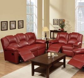 Reclining Sofa & Love Seat Set