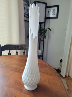 Fenton Milk Glass Vase