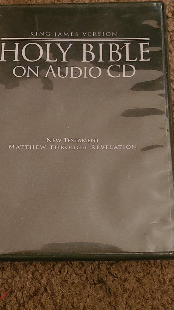 Holy Bible On Audio Cd King James Version New Testament Matthew Through Revelations. 2008. East, west or north 