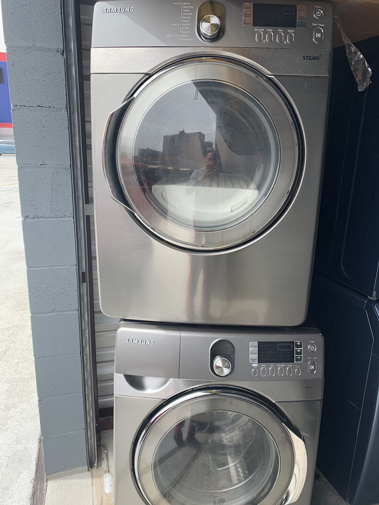 Set de lavadora y secadora eléctrica 220v o 110v Samsung