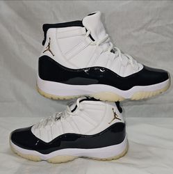 Jordan Air Jordan 11 Retro Gratitude Defining Moments White  metallic Gold CT801