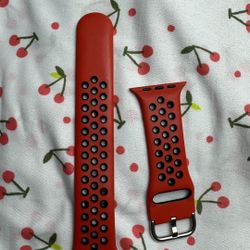 Red Apple Watch Band