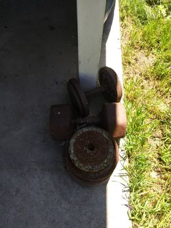 Lift Weights ...pig iron..