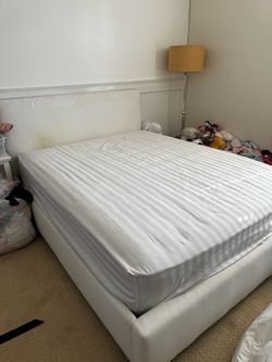 Pottery Barn Bed Frame + Mattress