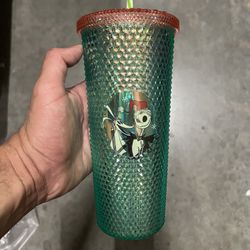 Official Licensed Merchandise The Nightmare Before Christmas JACK Skellington And ZERO TEXTURED TUMBLER HTF Disney Tim Burton not bath and body works