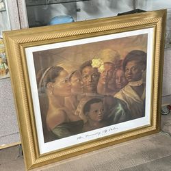 The Beauty Of Color Tim Ashkar Approx 36” Framed Art