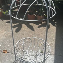 Wrought Iron Plant Stand 