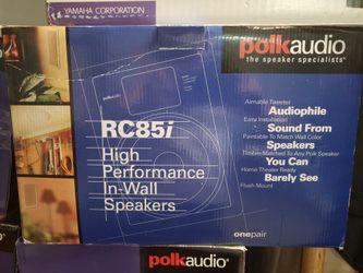 Polk Audio RC85i In Wall Speakers