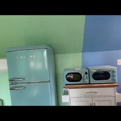 Retro Fridge , Microwave,toaster Oven