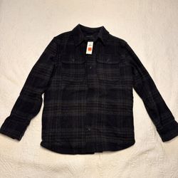 New Plaid Flannel Shirt Jacket