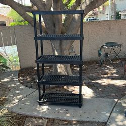 Plastic Garage Shelves