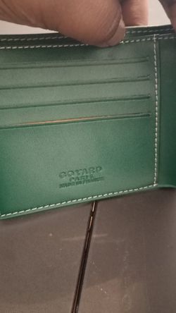 Goyard Victoire — Green Drip Wallet