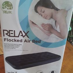 Relax Flocked Air Bed Size Twin In Weeki Wachee Spring Hill