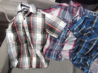 Boys size 10 & size 10/12 shirts