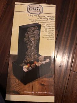 Newport Slate Brick Wall Led Fountain -new