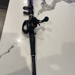 Lews Classic Pro Baitcasting Reel/Kastking Travel Rod for Sale in