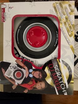 DJ Scratch Mixer Toy with MP3 Input Jack