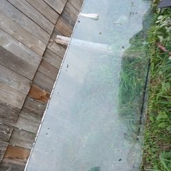 10 Glass panels  102" x 33 1/2"  3/8" thick