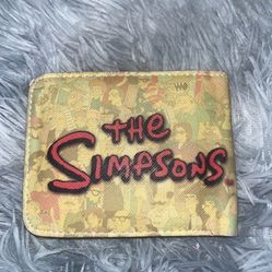 The Simpsons Bart Wallet Great Condition New