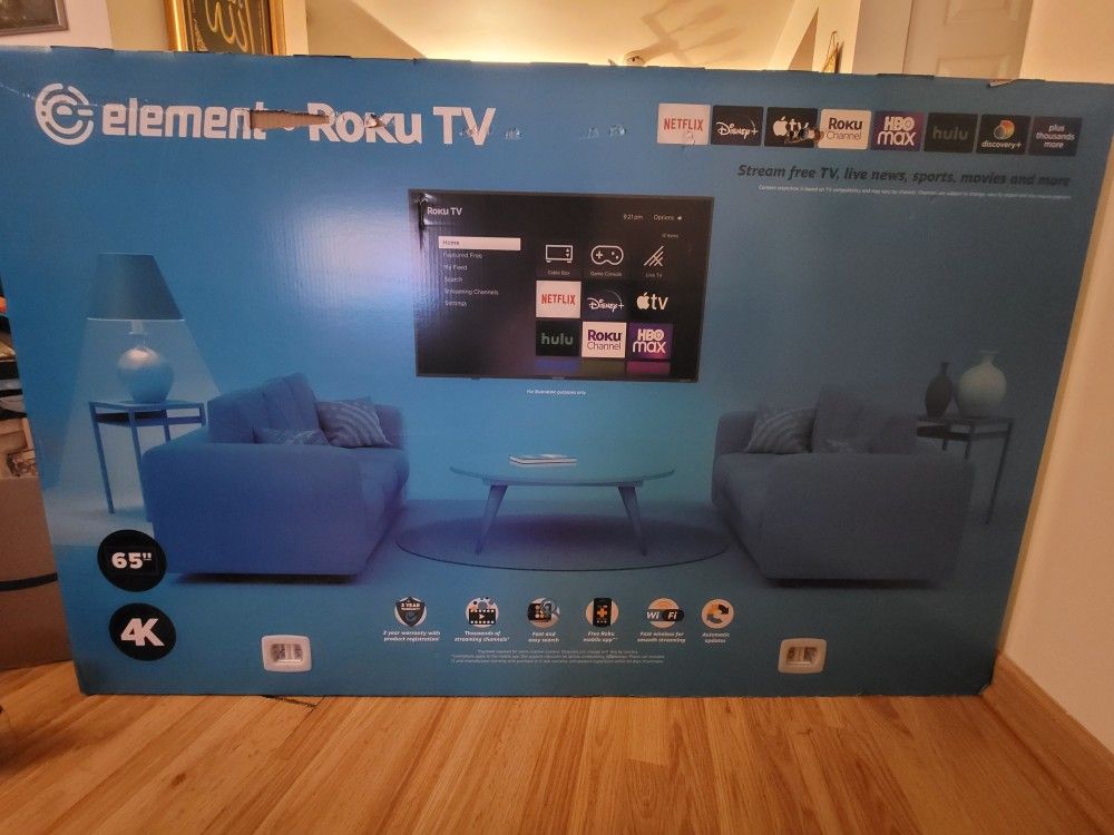 Element Roku TV 65" 4K UHD