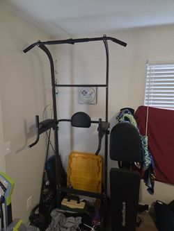 Pull up Bar And Nordic Track Bench