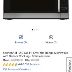 Over-the-range Microwave 
