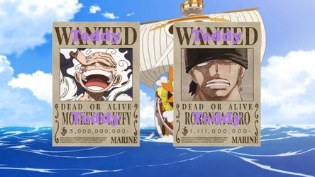 One Piece Straw Hats Bounty Posters