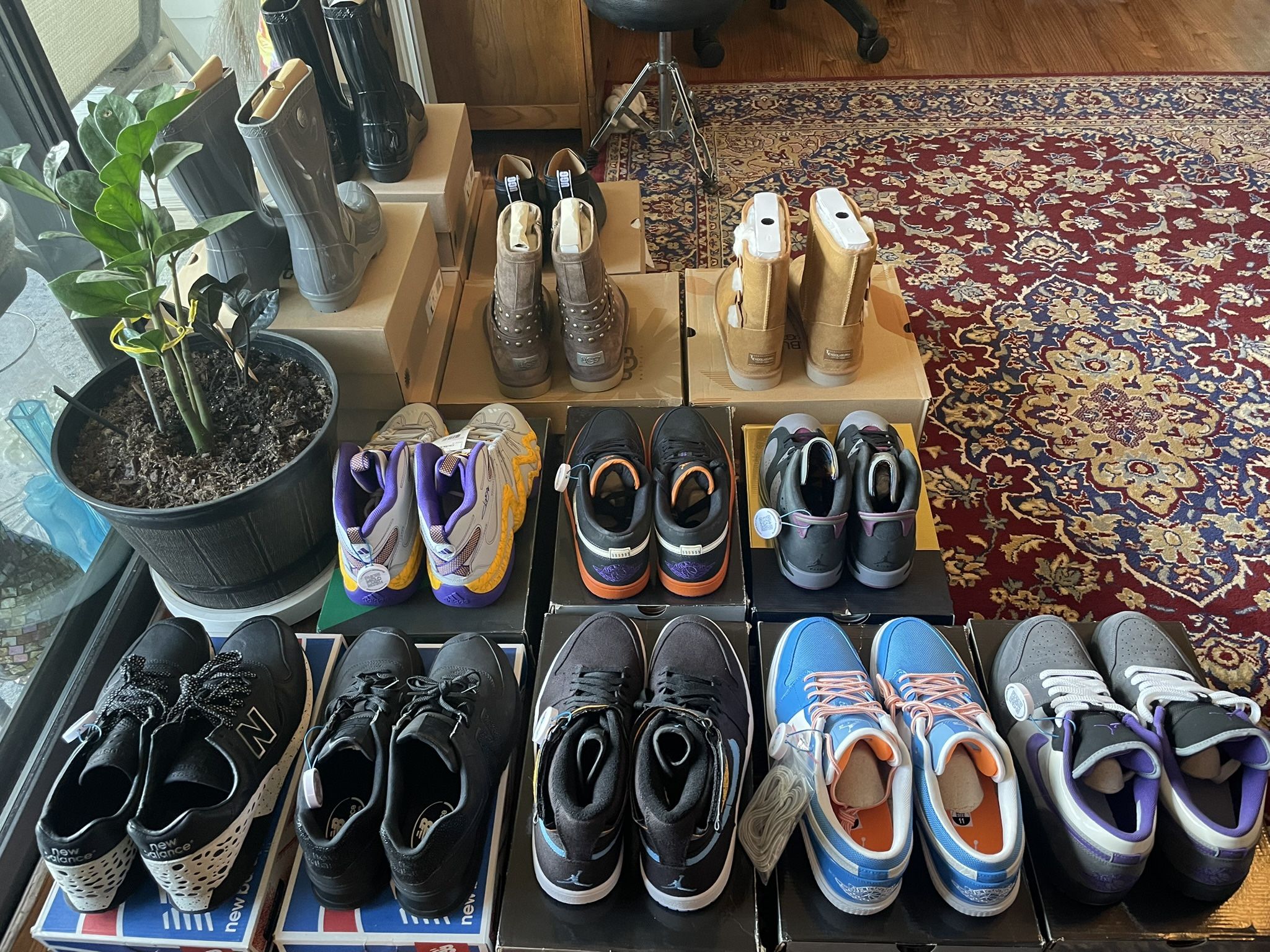 Lot Of Nike Jordan Uggs 100% Authentic 11 Pairs For $1400