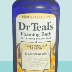Dr Teal's Cozy Vanilla Season Foaming Bath, 34 fl.oz.