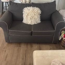 Gray Loveseat Sofa 