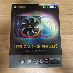 Brand New Antec 140mm RGB Fans For Gaming Desktop PC Computer Like Corsair Lian Li