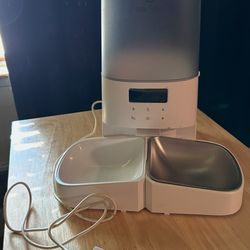 Garfeur Dual Cat Feeder w/Charger