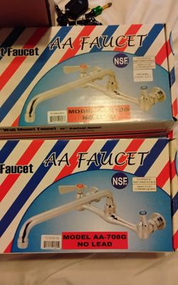 Commercial faucets 4" 8" 12" new
