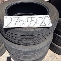 275. 55 R 20 3 tires