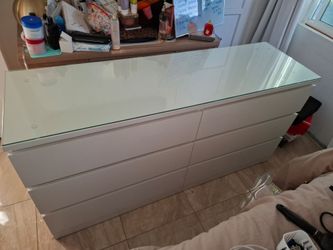 6 drawer cabinet white