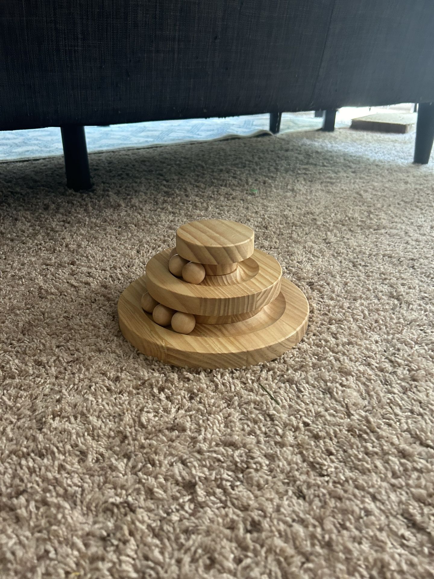 Wooden Cat Toy