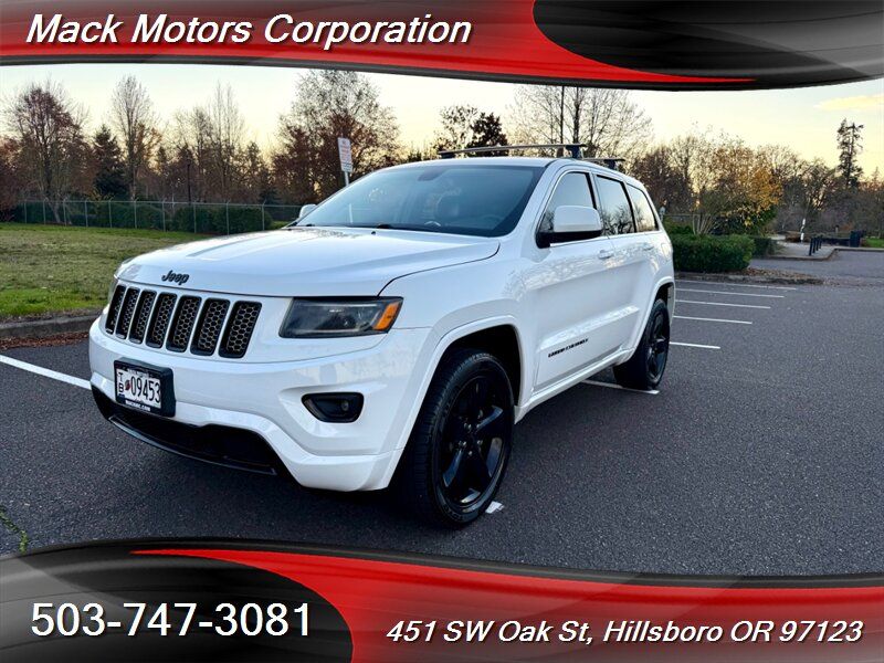 2015 Jeep Grand Cherokee Altitude Loaded Leather/Suede Moonroof 24-mpg