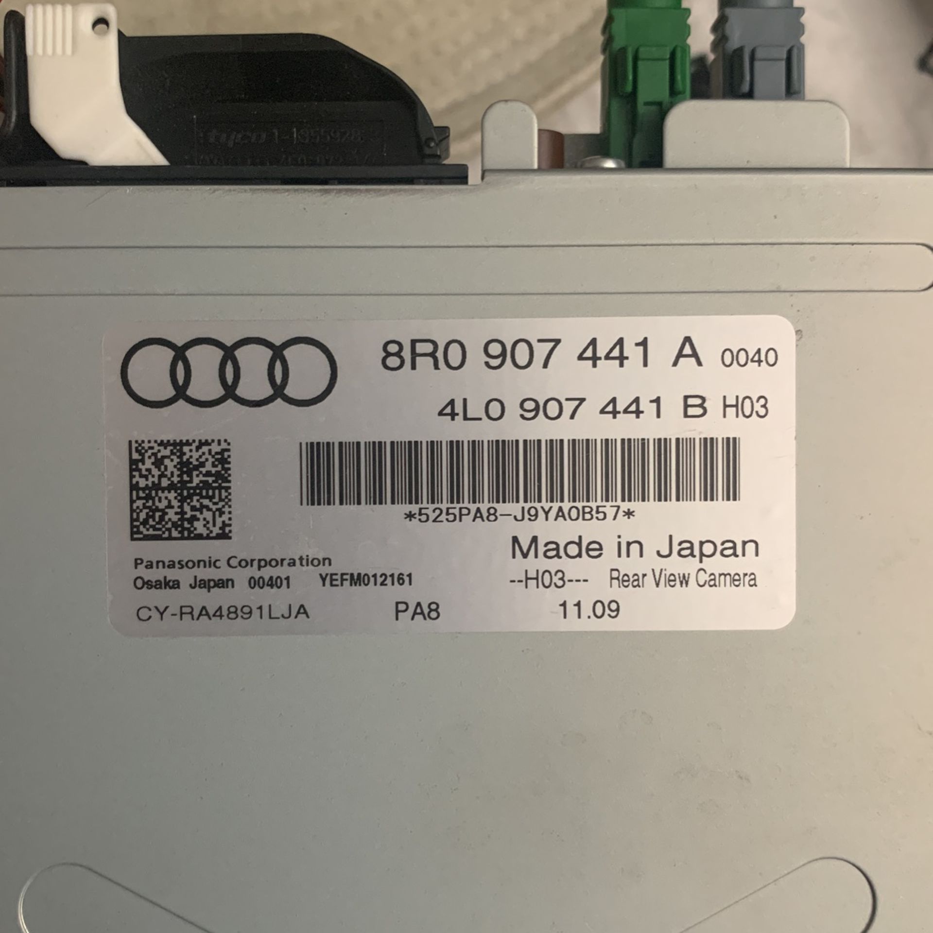 Audi Q5 Rear View Cámara And Monitor MMI