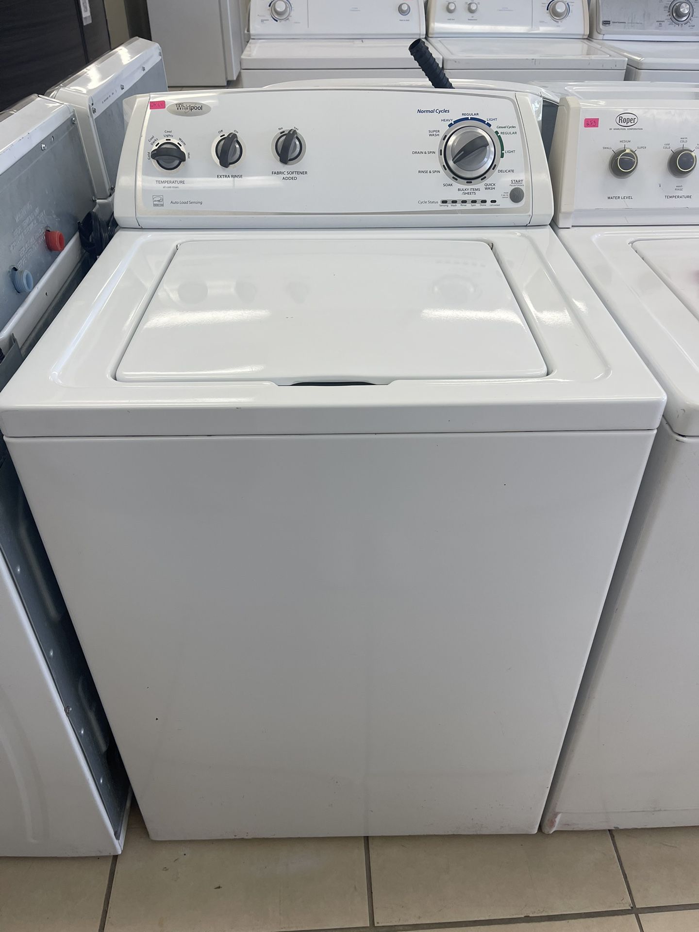 WHIRLPOOL TOP LOAD WASHER WHITE